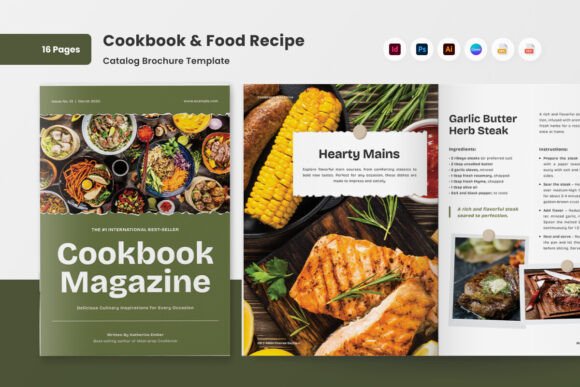 Download Gourmet Cookbook &amp; Recipe Brochure - Premium Resources