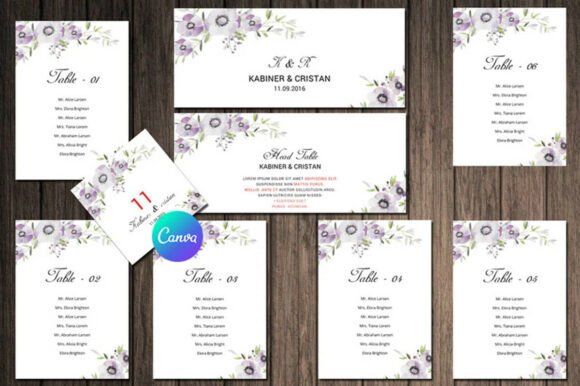 Download Wedding Seating Chart Template - Wedding Collection