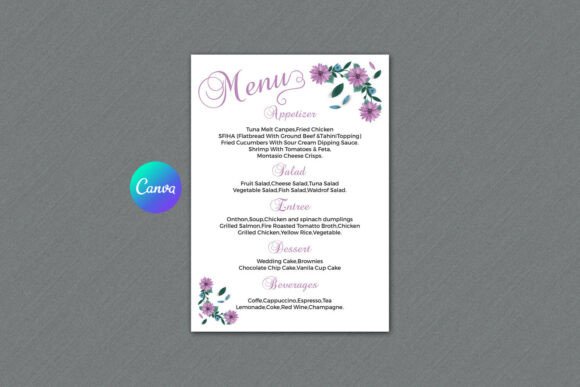 Download Wedding Menu Template - Wedding Collection
