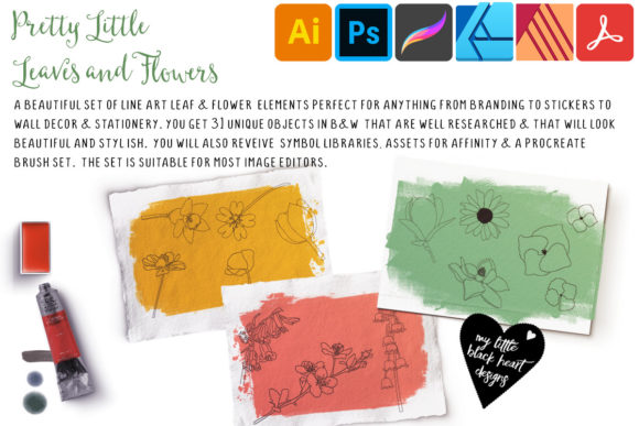 Download Pretty Little Leaves and Flowers - Premium Resources